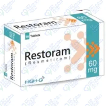 Restoram Tablets 60Mg (1 Box = 3 Strips) (1 Strip = 10 Tablets)