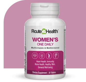 Route 2 Health Womens One Daily 50+ Tablets (1 Bottle = 30 Tablets)