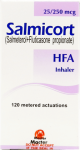 Salmicort Hfa Inhaler 25/250Mcg