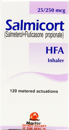 Salmicort Hfa Inhaler 25/250Mcg