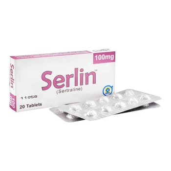 Serlin Tablets 100Mg (1 Strip = 10 Tablets)