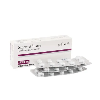 Sinemet Extra Tablets 25/100Mg (1 Box = 3 Strips) (1 Strip = 10 Tablets)