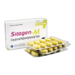 Sitagen-M Tablets 50/500Mg (1 Box = 3 Strips) (1 Strip = 10 Tablets)