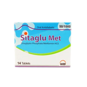 Sitaglu Met Tablets 50/1000Mg (1 Box = 2 Strips ) (1 Strip = 14 Tablets)