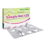 Sitaglu Met Xr Tablets 50Mg/1000Mg (1 Box = 28 Tablets)