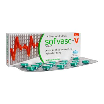Sofvasc-V Tablets 5/80Mg (1 Box = 1 Strip)(1 Strip = 14 Tablets)
