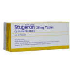 Stugeron Tablets 25Mg (1 Strip = 10 Tablets)