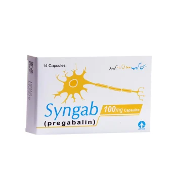 Syngab Capsules 100Mg (1 Box = 2 Strips) (1 Strip = 7 Capsules)