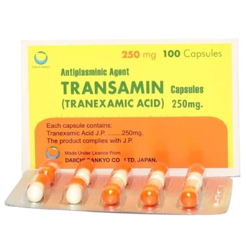 Transamin Capsules 250Mg (1 Strip = 10 Capsules)