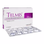 Telmis Tablets 40Mg (1 Box = 1 Strip)(1 Strip = 14 Tablets)