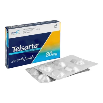Telsarta Tablets 80Mg (1 Box = 1 Strip)(1 Strip = 10 Tablets)