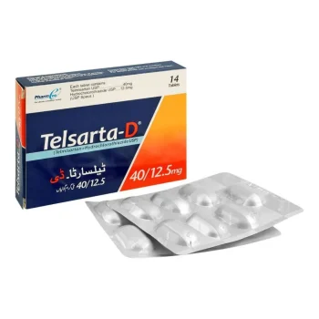 Telsarta-D Tablets 40/12.5Mg (1 Box = 2 Strips) (1 Strip = 7 Tablets)