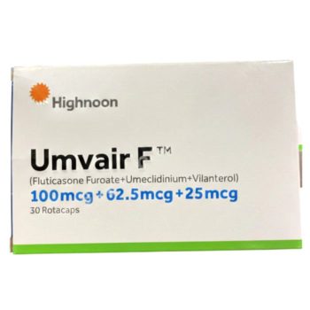 Umvair-F Rotacaps 100Mcg+62.5Mcg+25Mcg ( 1 Box = 3 Strips) (1 Strip = 10 Rotacaps)