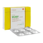 Velosef Capsules 250Mg (1 Box = 2 Strips) (1 Strip = 6 Capsules)