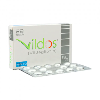 Vildos Tablets 50Mg (1 Box = 2 Strips) (1 Strip = 14 Tablets)
