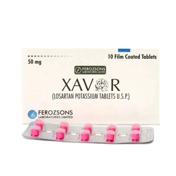 Xavor Tablets 50Mg (1 Box = 1 Strip)(1 Strip = 10 Tablets)