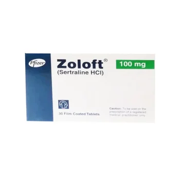 Zoloft Tablets 100Mg (1 Box = 3 Strips) (1 Strip = 10 Tablets)