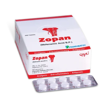 Zopan Tablets 250Mg  (1 Strip = 10 Tablets)