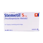 Stemetil Tablets 5Mg (1 Strip = 50 Tablets) (1 Box = 6 Strips)