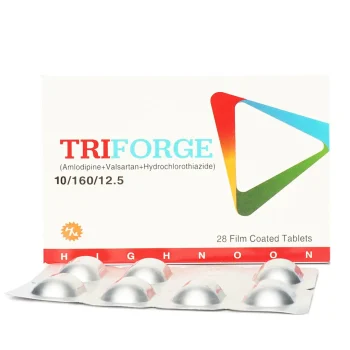 Triforge Tablets 10/160/12.5Mg (1 Box = 4 Strips) (1 Strip = 7 Tablets)