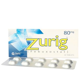 Zurig Tablets 80Mg (1 Strip = 10 Tablets)